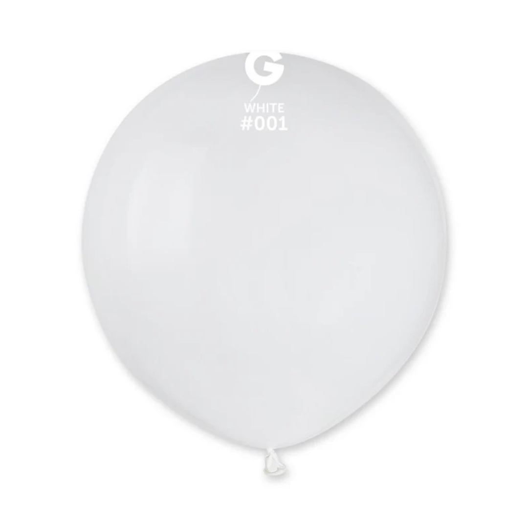 Globo de látex blanco