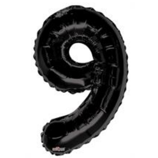 Foil Black Number 9