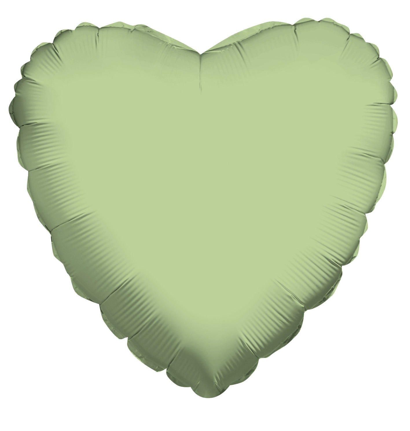 Heart Shape Foil  Olive Green