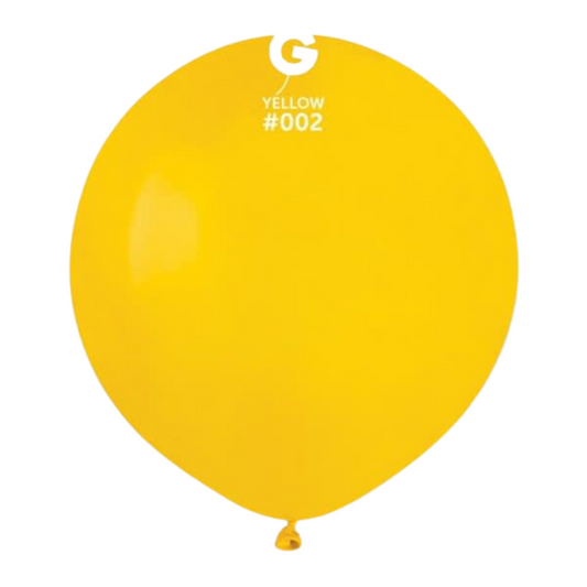 Globo de látex amarillo