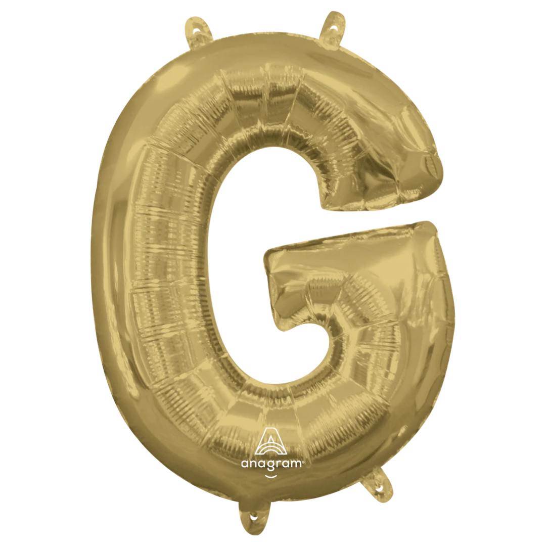 Foil White Gold Letter G