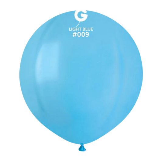 Globos de látex azul claro