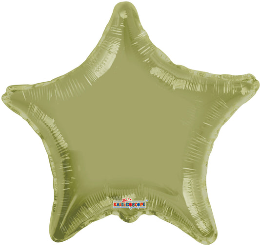 Star Shape Foil Dark Olive