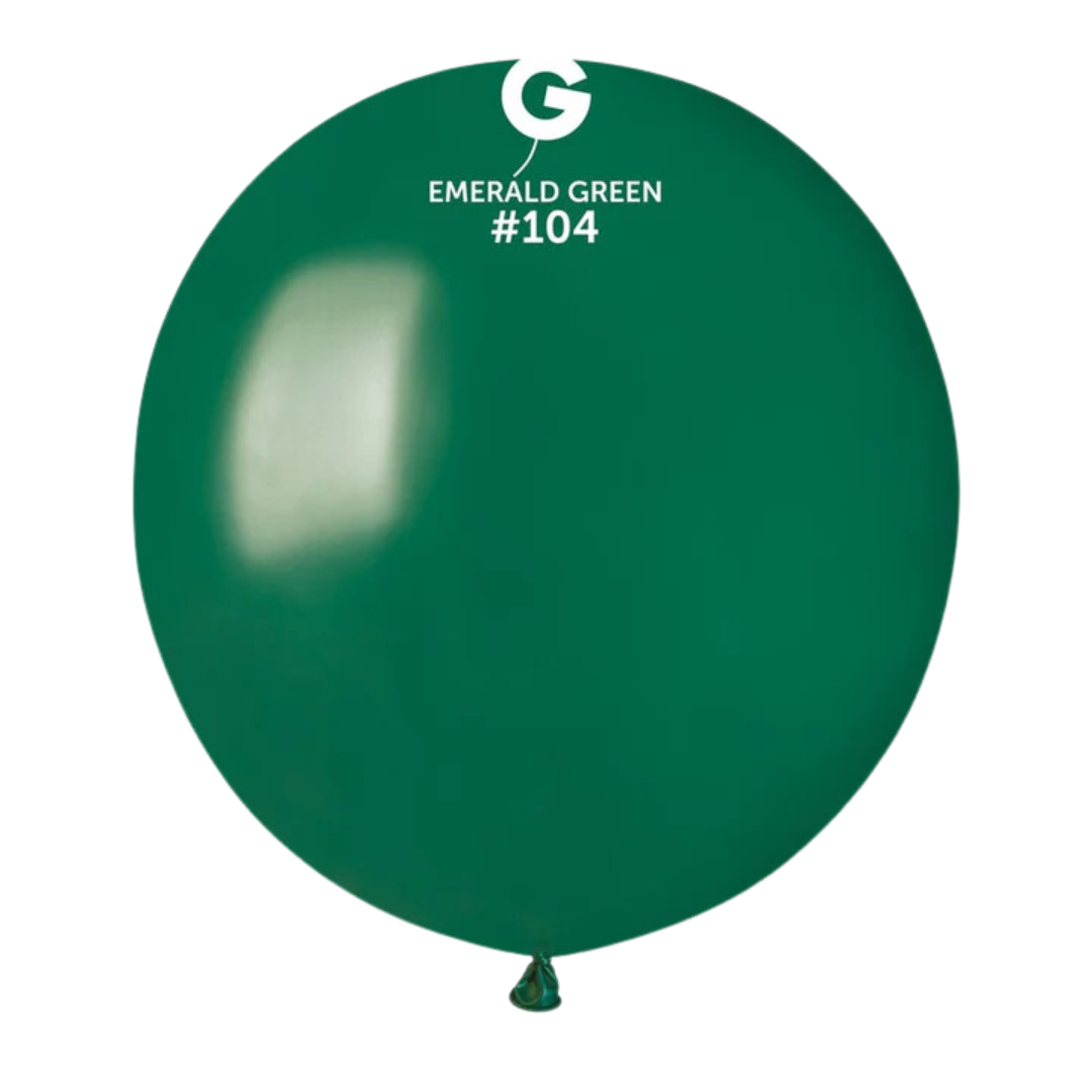 Globo de látex verde esmeralda