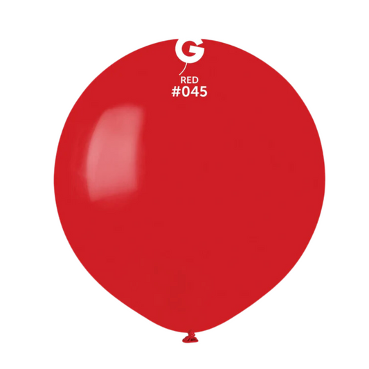 Globo de látex rojo