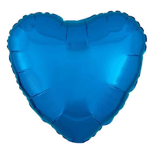 Heart Shape Foil  Royal Blue