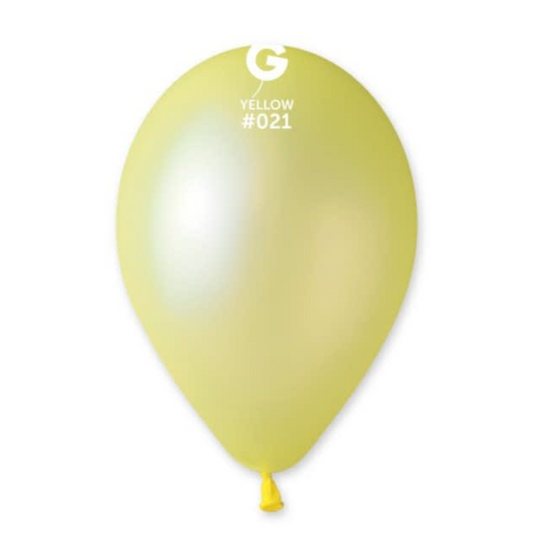 Globos de látex de neón amarillo