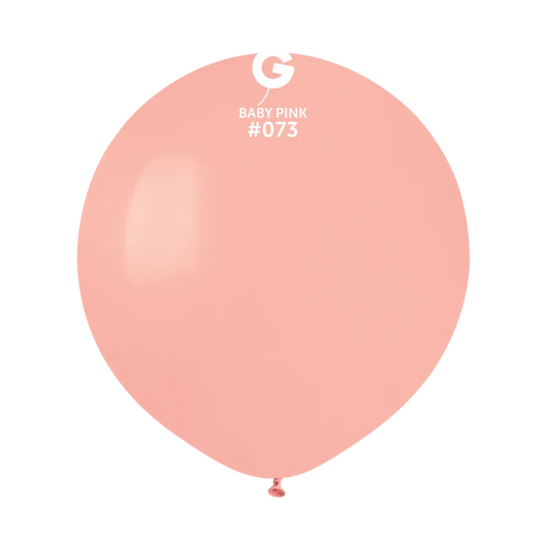 Globo de látex rosa bebé