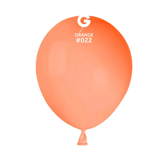 Globos de látex neón naranja