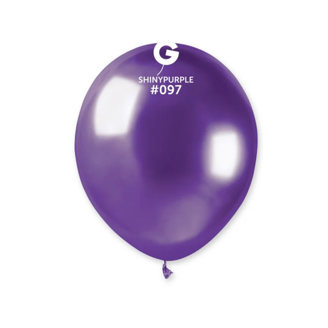 Globo de látex morado brillante