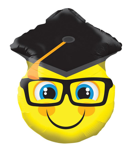 Smiley Grad Cap Shape