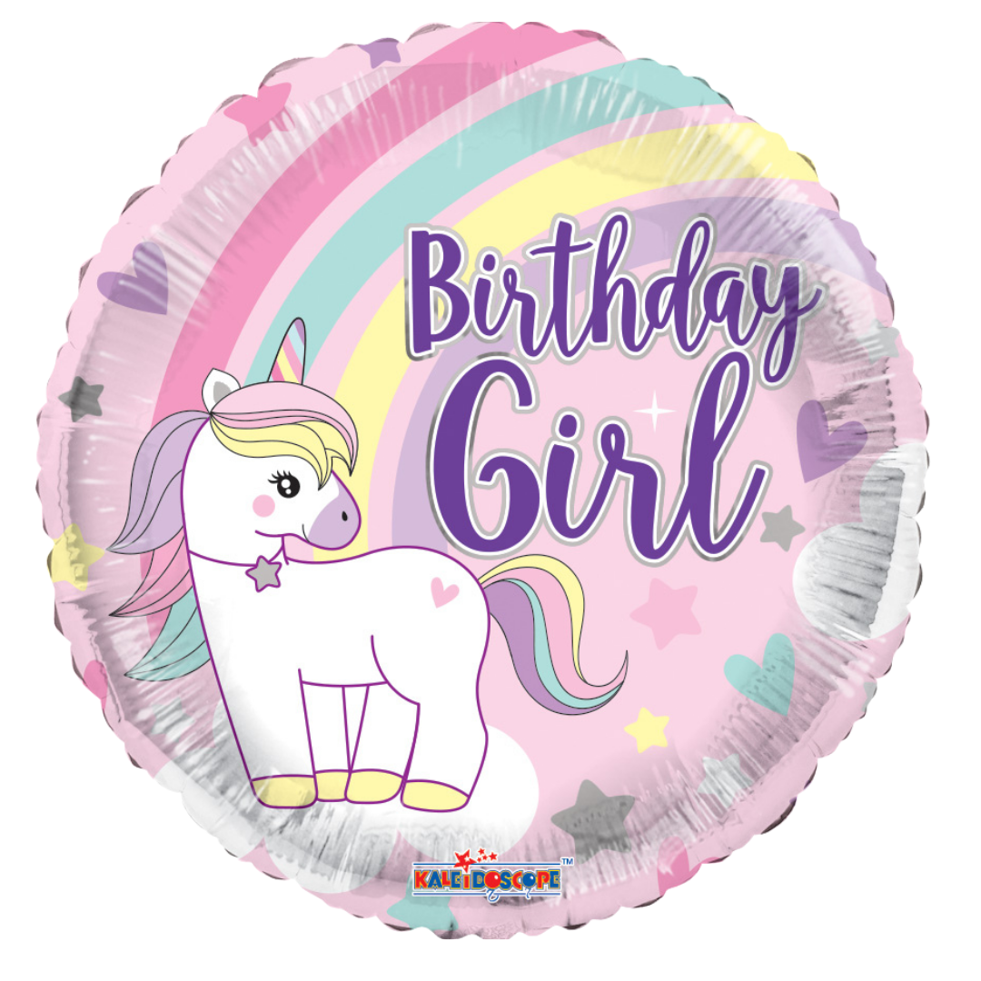 Feliz cumpleaños, niña unicornio