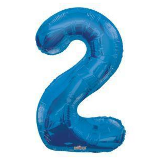 34” Foil Number Balloon 2